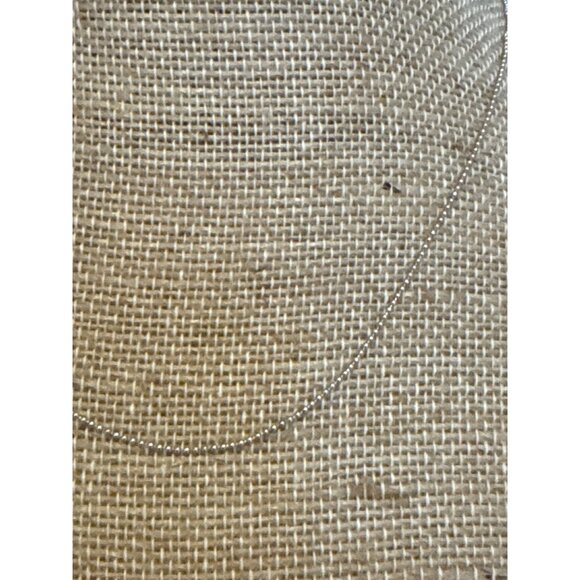 Simple Silver Chain Necklace - Picture 3 of 5